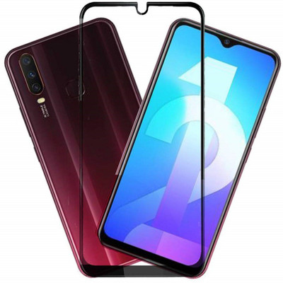HOBBYTRONICS Edge To Edge Tempered Glass for VIVO V20 SE, VIVO V20, VIVO Y73, OPPO F15(Pack of 1)