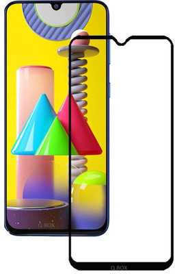 Q Box Edge To Edge Tempered Glass for Samsung Galaxy m31 prime(Pack of 1)