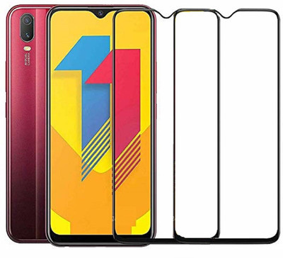 Slugabed Edge To Edge Tempered Glass for Vivo Y11(Pack of 2)