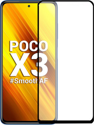iZAP Tempered Glass Guard for Poco X3 pro, Poco X3, Poco X2, Oppo A12, Poco F3 GT(Pack of 1)