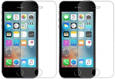 MOBILIVE Tempered Glass Guard for Apple iPhone 5, iPhone 5S, iPhone 5C(Pack of 2)