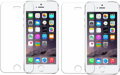 MOBILIVE Tempered Glass Guard for Apple iPhone 5S, iPhone 5s, iPhone 5C(Pack of 2)