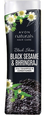 AVON Naturals Black Shine 2-in-1 Shampoo & Conditioner(180 ml)