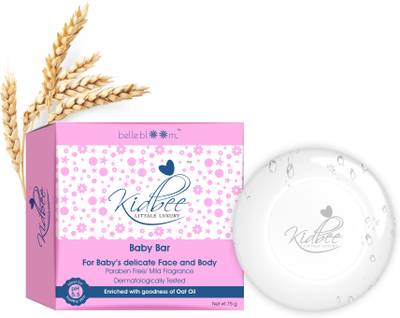 KidBee Baby Soap with Goodness of Oat Oil (75gm)