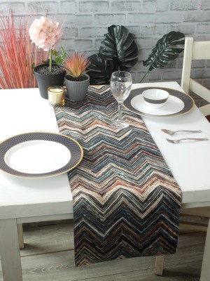 ROMEE Multicolor 183 cm Table Runner(Polyester)