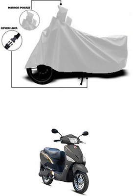 Billseye Two Wheeler Cover for Hero(Electric Optima, Silver)