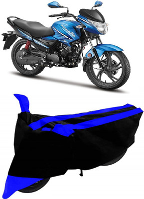 THE REAL ARV Waterproof Two Wheeler Cover for Hero(Glamour, Blue)