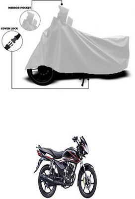 Coverit Two Wheeler Cover for TVS(Phoenix 125, Silver)