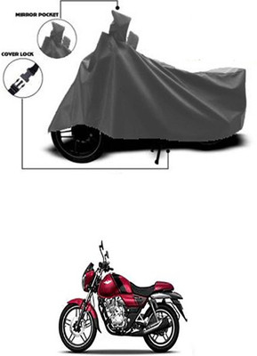Coverit Two Wheeler Cover for Bajaj(V 150, Grey)