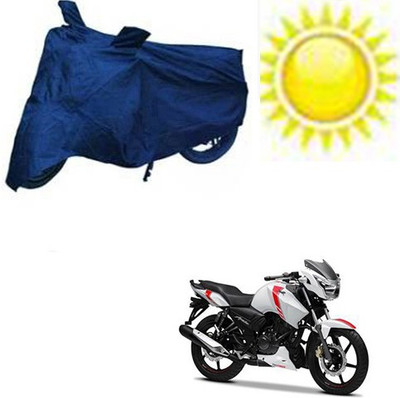 Motoren Waterproof Two Wheeler Cover for TVS(Apache RTR 160, Blue)