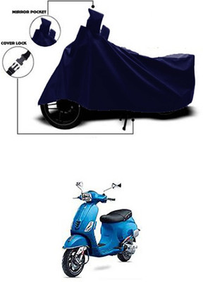 Coverit Two Wheeler Cover for Universal For Bike(Vespa SXL, Blue)