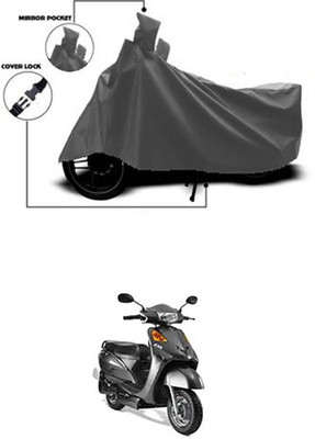 Coverit Two Wheeler Cover for Indus(Yo, Grey)