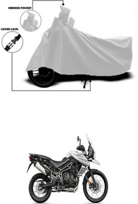 Billseye Two Wheeler Cover for Triumph(Tiger 800 XCA, Silver)