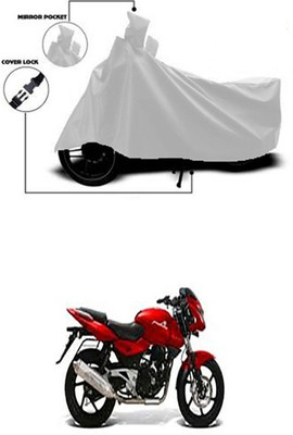 Billseye Two Wheeler Cover for Bajaj(Silver)