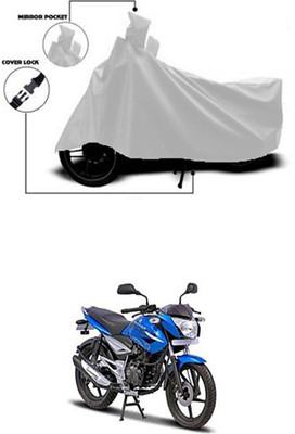Coverit Two Wheeler Cover for Bajaj(XCD 125cc, Silver)