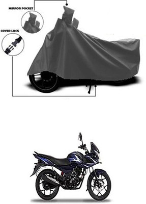 Billseye Two Wheeler Cover for Bajaj(Discover 150 f, Grey)