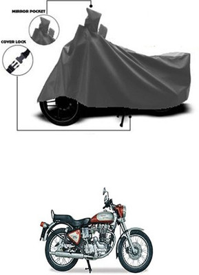 Coverit Two Wheeler Cover for Royal Enfield(Grey)