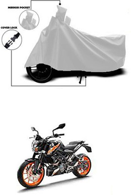 Billseye Two Wheeler Cover for KTM(Duke 200, Silver)