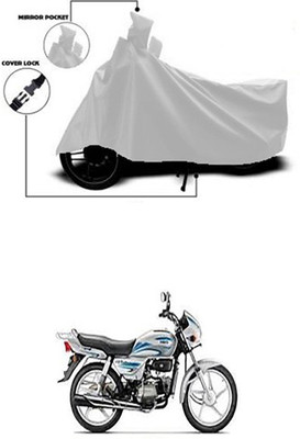 Coverit Two Wheeler Cover for Hero(Splendor Plus, Silver)