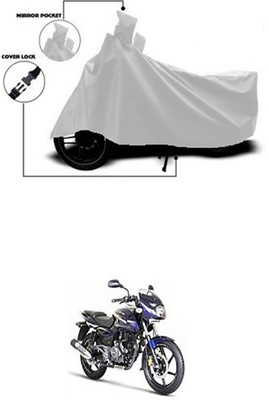Coverit Two Wheeler Cover for Bajaj(Pulsar 180 DTS-i, Silver)