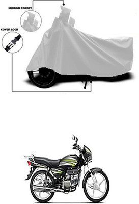 Coverit Two Wheeler Cover for Hero(Silver)