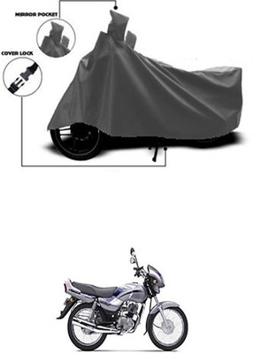 Coverit Two Wheeler Cover for TVS(Grey)