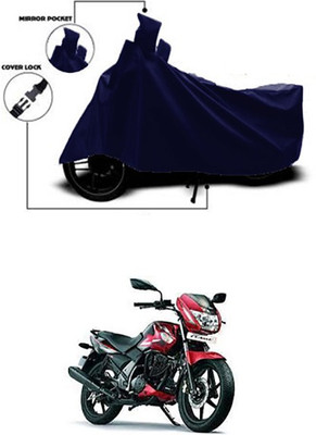 Coverit Two Wheeler Cover for TVS(Flame, Blue)