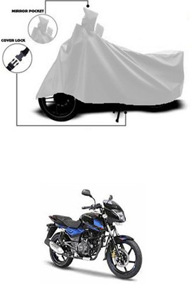Billseye Two Wheeler Cover for Bajaj(Pulsar 150 DTS-i, Silver)