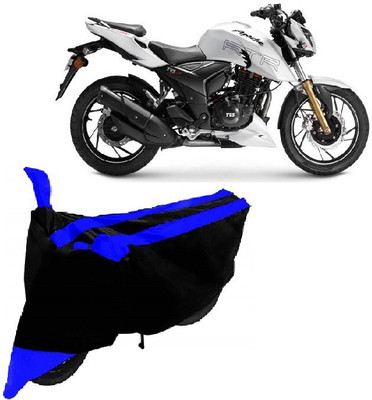THE REAL ARV Waterproof Two Wheeler Cover for TVS(Apache RTR 200, Blue)