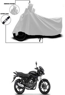 Billseye Two Wheeler Cover for Bajaj(Pulsar 150, Silver)