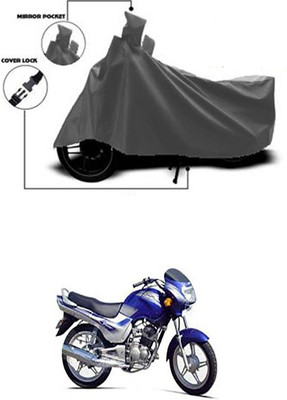 Coverit Two Wheeler Cover for TVS(Victor GLX, Grey)