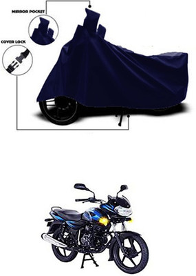 Coverit Two Wheeler Cover for Bajaj(Discover 125 DTS-i, Blue)