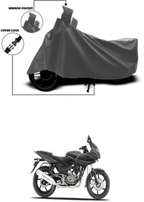 Billseye Two Wheeler Cover for Bajaj(Pulsar 220 DTS-i, Grey)