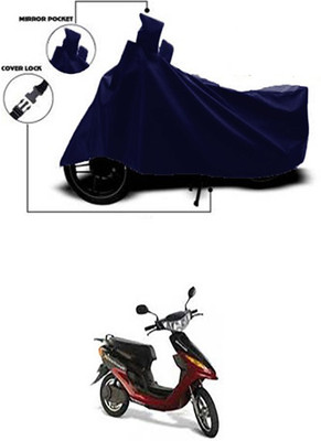 Coverit Two Wheeler Cover for Indus(Yo Electron, Blue)