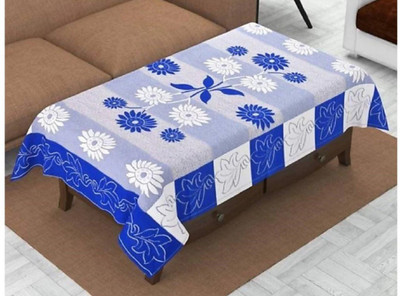 croox Floral 4 Seater Table Cover(Multicolor, Polyester)