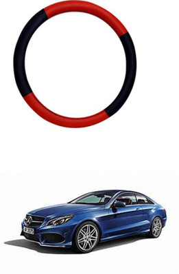 APICAL Steering Cover For Mercedes Benz E200(Black, Red, Leatherite)