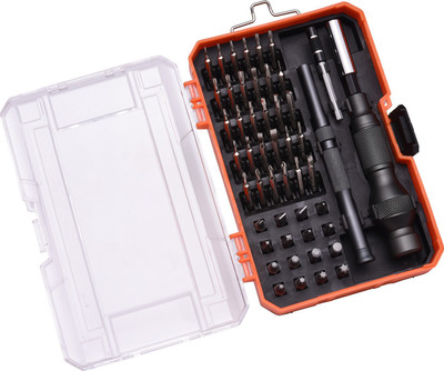 Harden 50PCS Precision Screwdriver Set, Bits Made from CRV Steel, Aluminium Handle - 550150 Screwdriver Bit Set(Pack of 50)