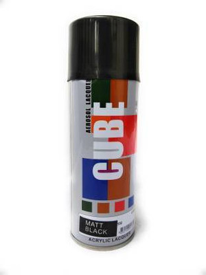 vyas Matt multi uses Black Spray Paint 400 ml(Pack of 1)