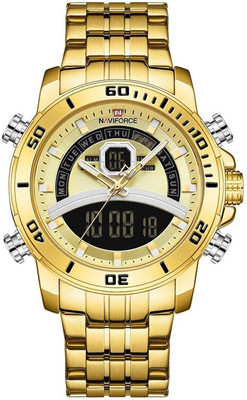 NAVIFORCE NF9181-GG NF9181 Analog-Digital Watch  - For Men