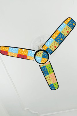 SANDAL DECORS Ceiling Fan  Cover(Width: 51 cm, Multicolor)