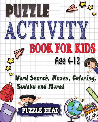 Puzzle Activity Book for kids Age 4-12(English, Paperback, Head Puzzle)