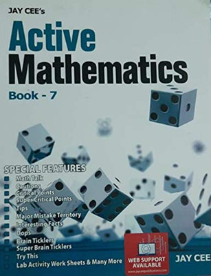 Jay Cee's Active Mathematics Book - 7(Paperback, Sujata Shrivastava, K. Juneja)