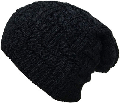 PinKit Solid Beanie Cap