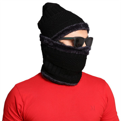 YIMK Woven Beanie Cap(Pack of 2)