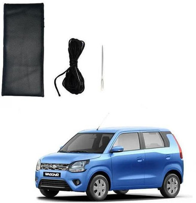 arneja trading company Hand Stiched Steering Cover For Maruti WagonR(Black, Leatherite)