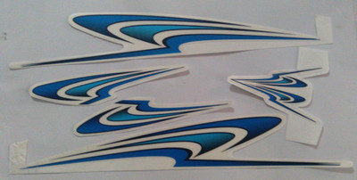 BR BULL Sticker & Decal for Car(Blue)