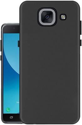 myamma Back Cover for Samsung Galaxy J7 Max,Candy(Black, Transparent, Shock Proof, Silicon, Pack of: 1)