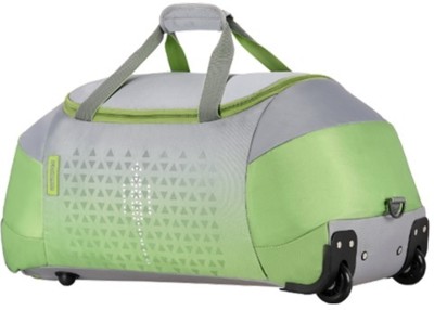 AMERICAN TOURISTER (Expandable) AT HART WD 55CM LIME/GREY Duffel With Wheels (Strolley)