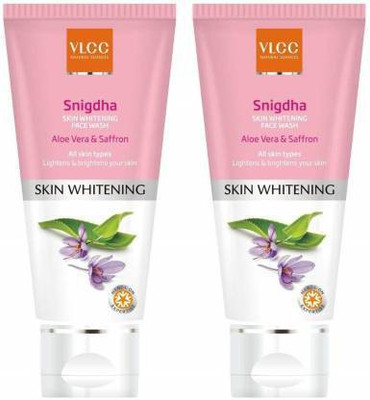 VLCC Snigdha Skin Whitening Face wash 100ml (Pack of 2) (200 ml)  (200 ml) Face Wash(200 ml)