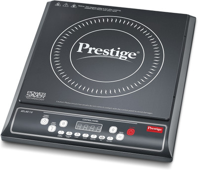 Prestige 1200 W Induction Cooktop Push Button(Black, Atlas 1.0)